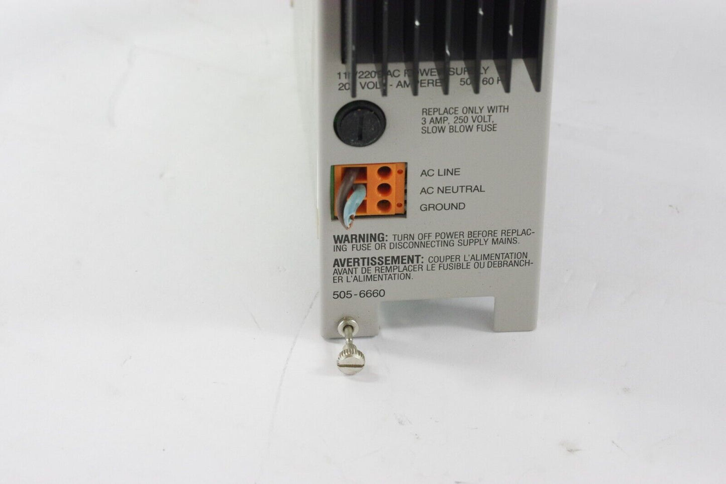 Siemens 505-6660 Power Supply Module 110/220VAC