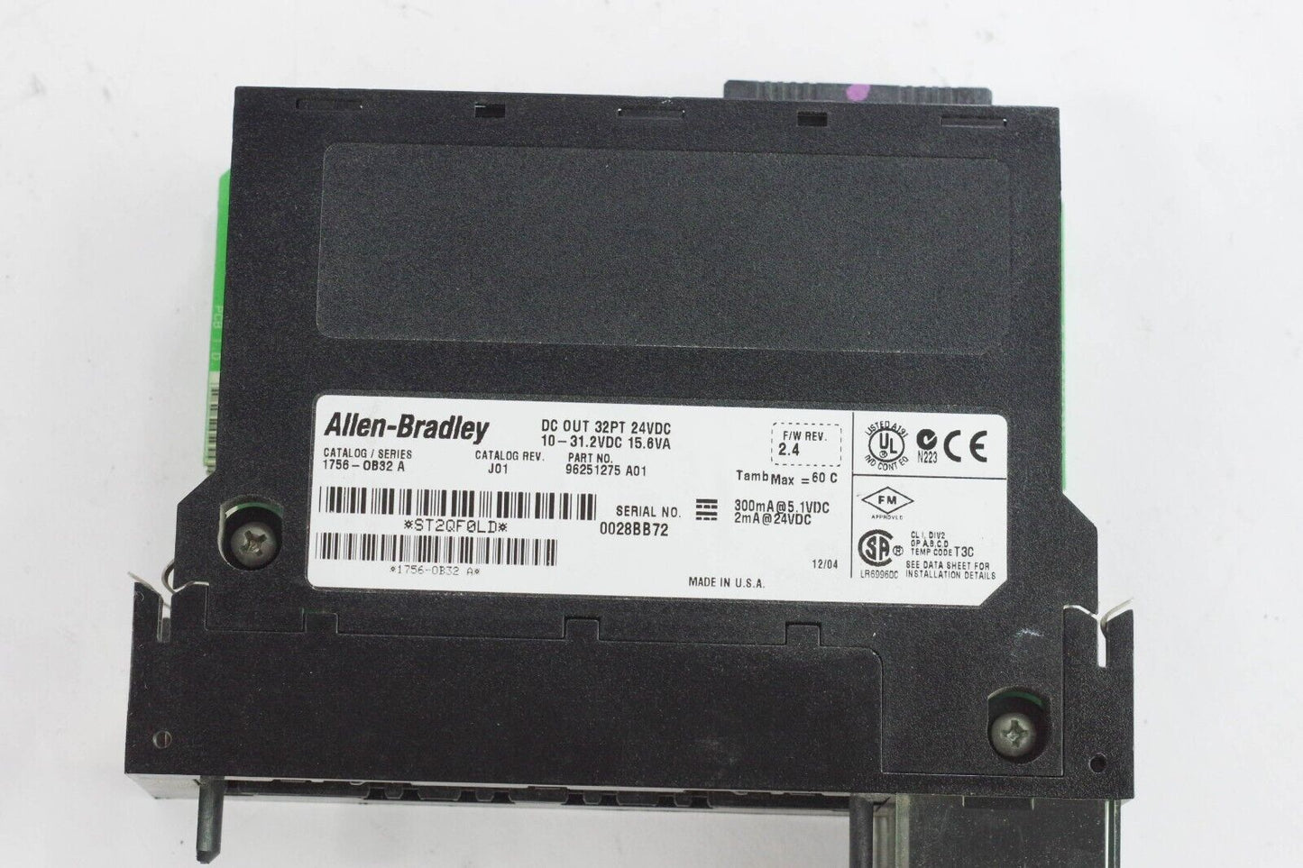 Allen-Bradley 1756-OB32 / 1756-0B32 Ser A DC Output Module