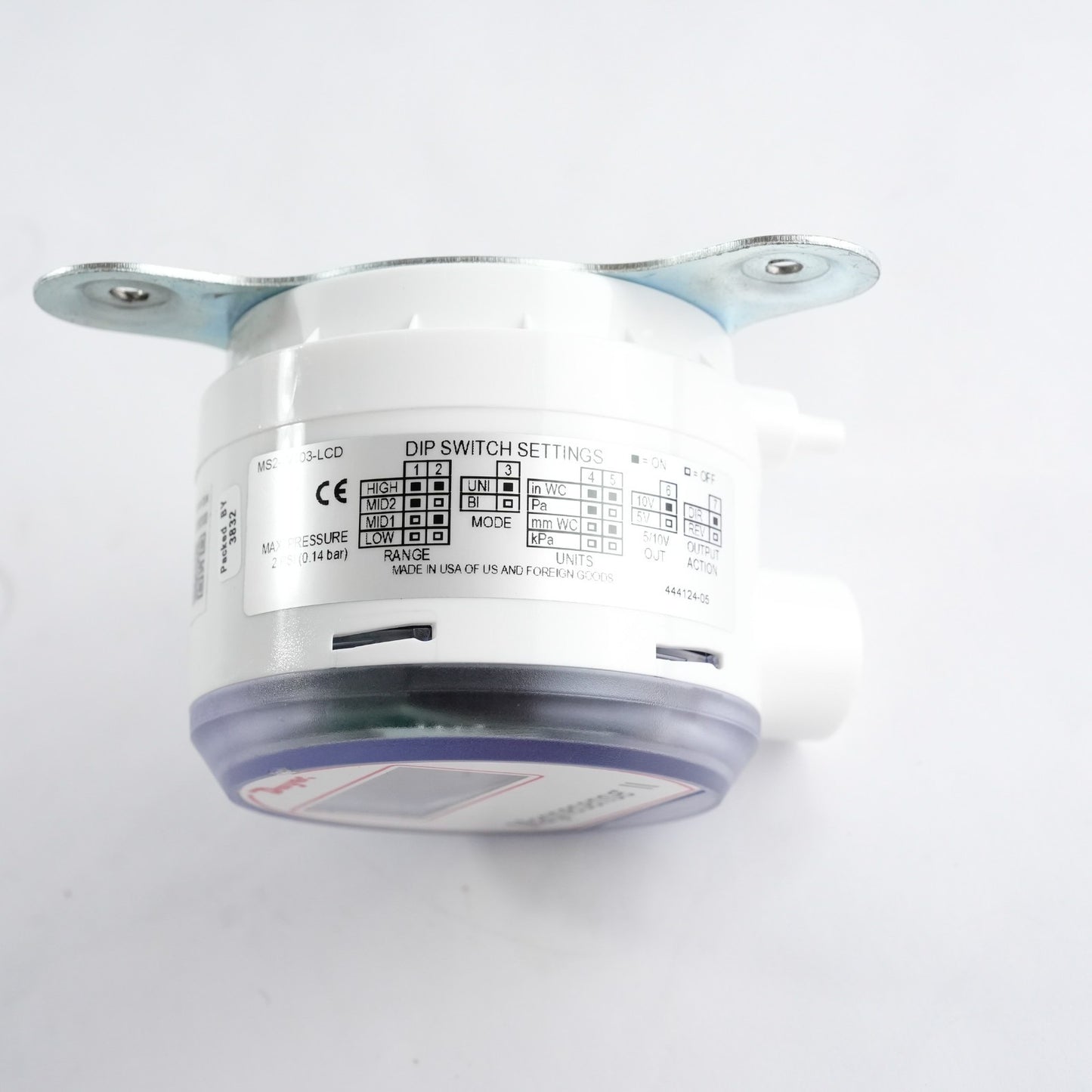 Dwyer Magnesense II MS2-W102 Differential Pressure Transmitter Max 1 Psi