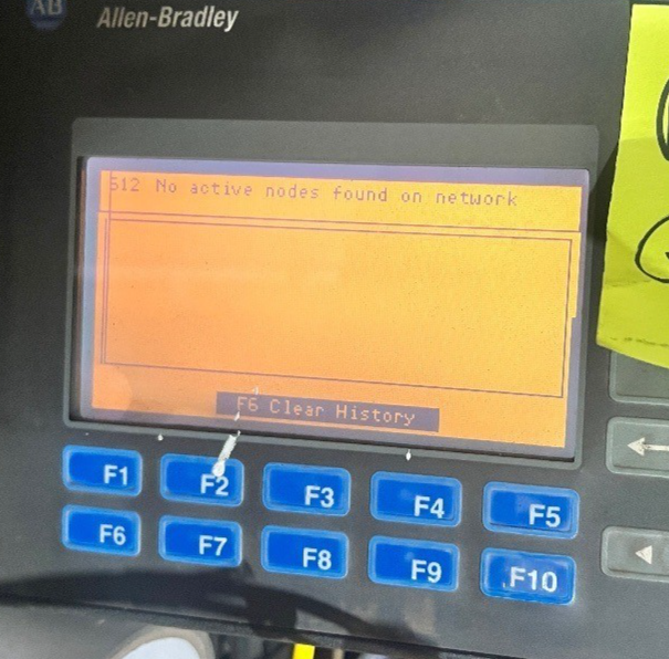Allen Bradley 2711-K5A2 PanelView 550 Keypad HMI 120VAC DH-485 2711K5A2 Ser F