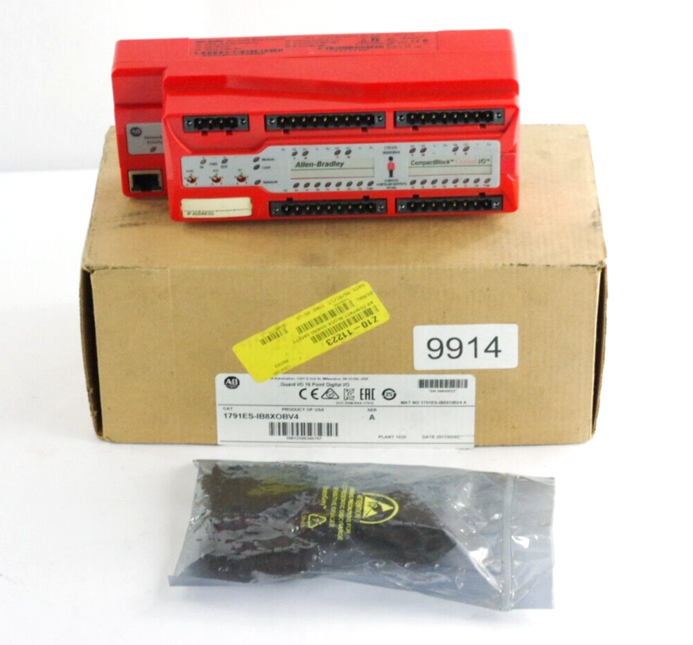 Allen Bradley 1791ES-IB8XOBV4 Ser A CompactBlock Guard I/O - Used