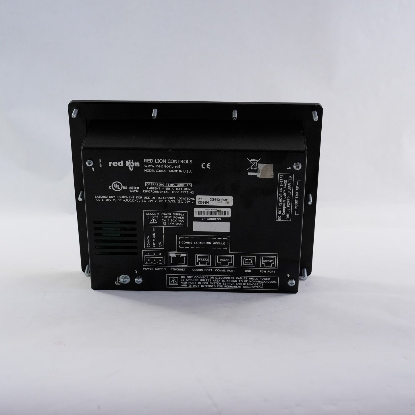 Red Lion Controls G306A Display Panel G306A000 / G306A00022084