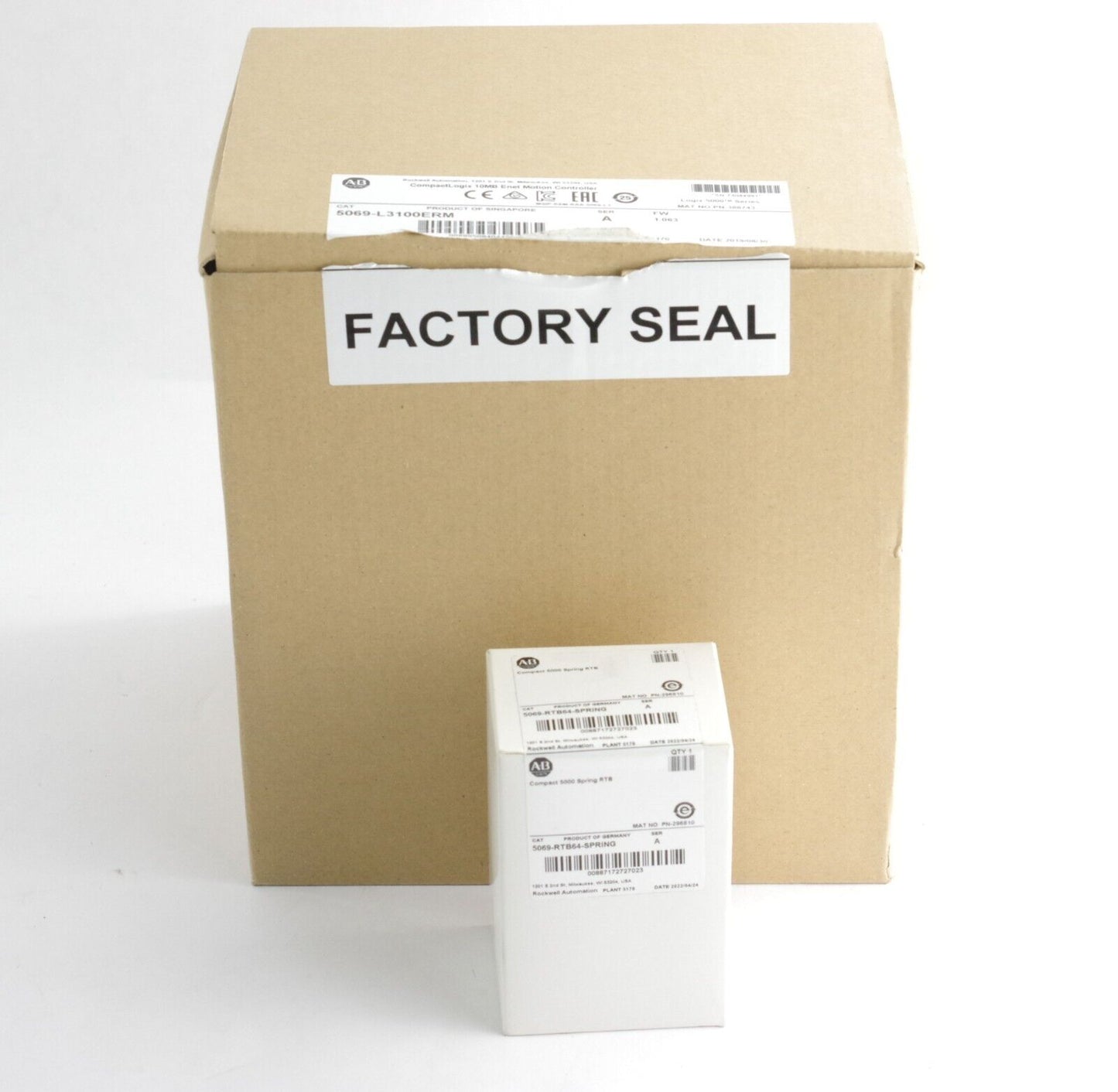 Allen Bradley 5069-L3100ERM /A CompactLogix 10MB Motion Controller - Open Box