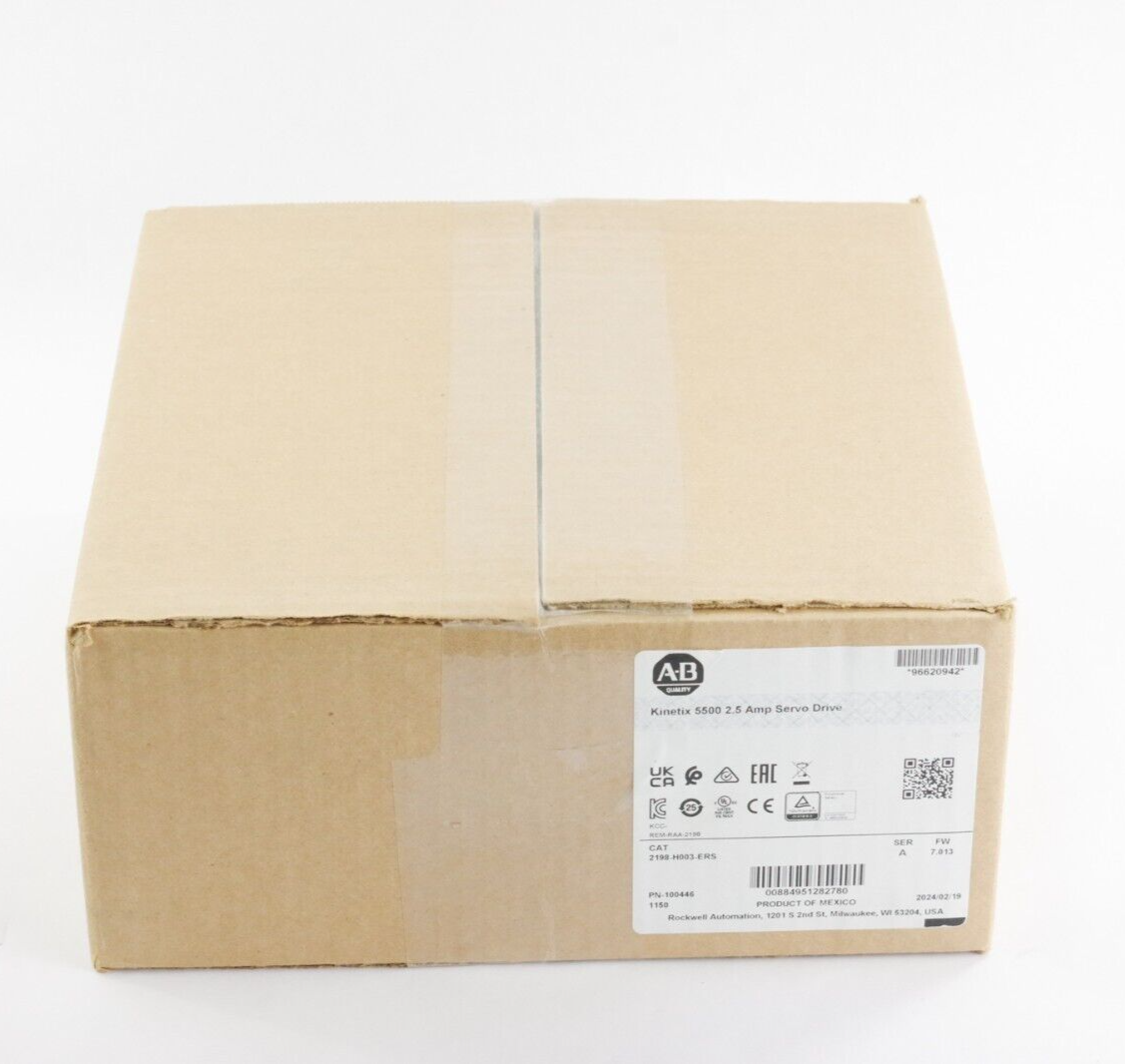 Allen Bradley 2198-H003-ERS Kinetix 5500 Servo Drive Series A - Sealed Surplus