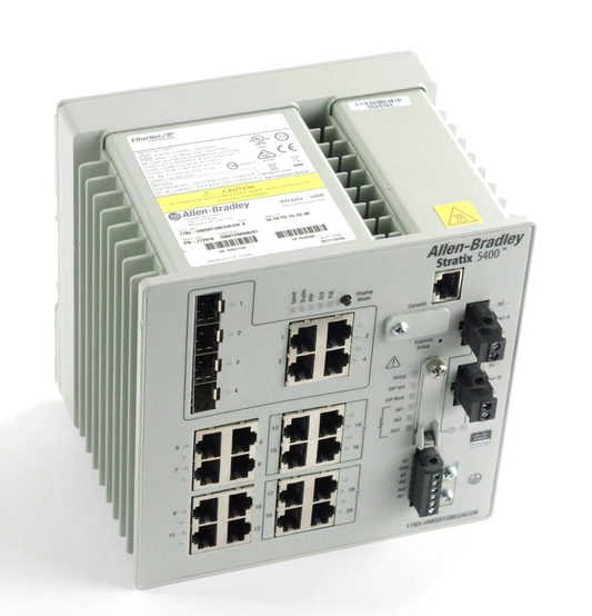 Allen Bradley 1783-HMS8TG8EG4CGN Ser A Stratix 5400 Ethernet Mng Switch