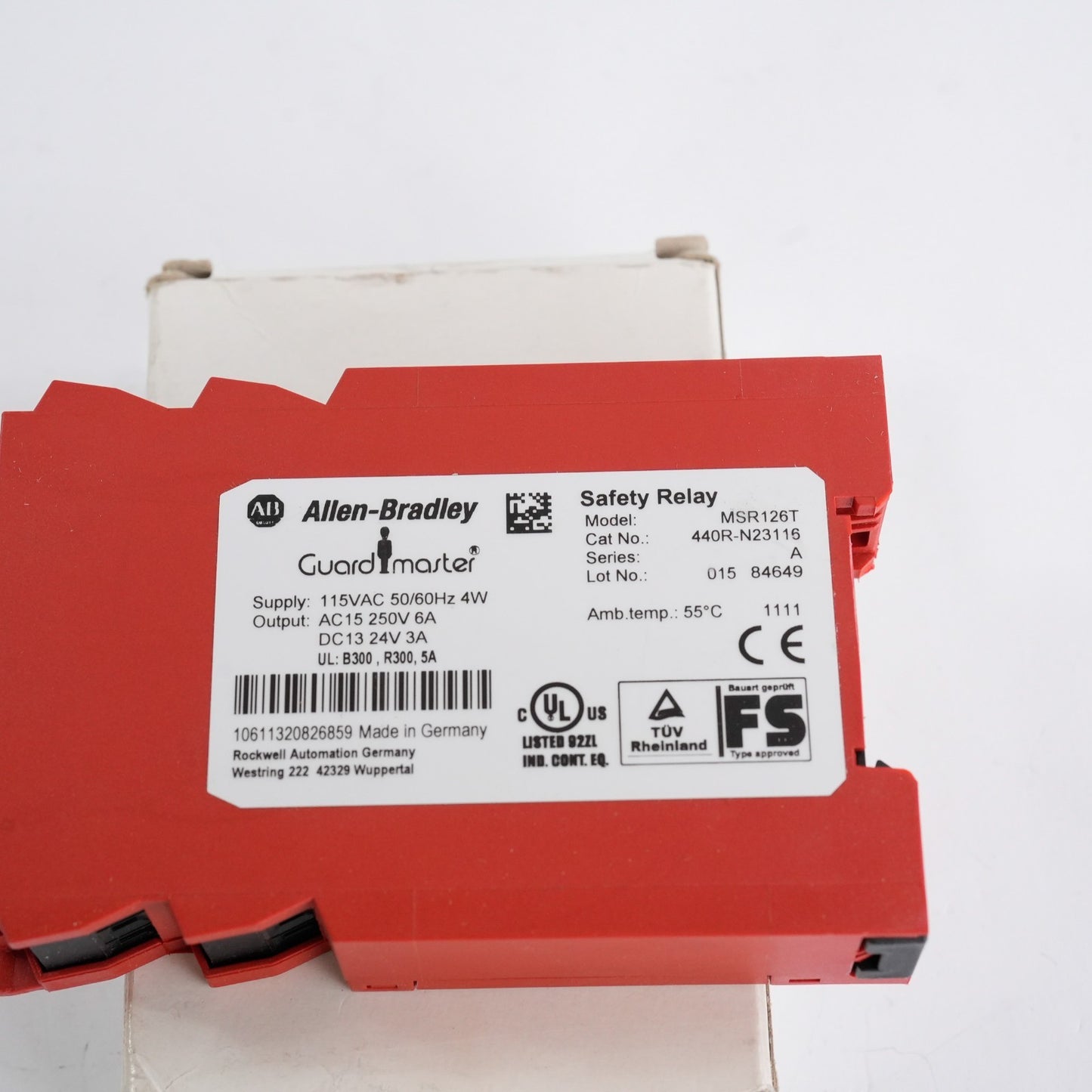 Allen Bradley 440R-N23116 /A Guardmaster Minotaur Safety Relay MSR126T Open Box