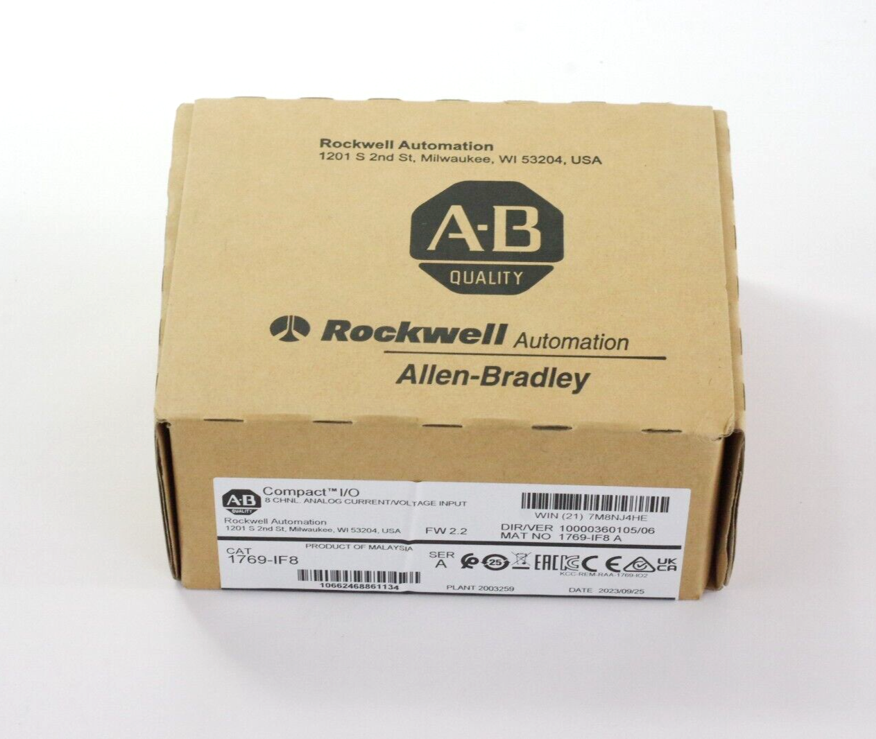 Allen Bradley 1769-IF8 /A CompactLogix 8 Pt Analog Input Module - Sealed Surplus