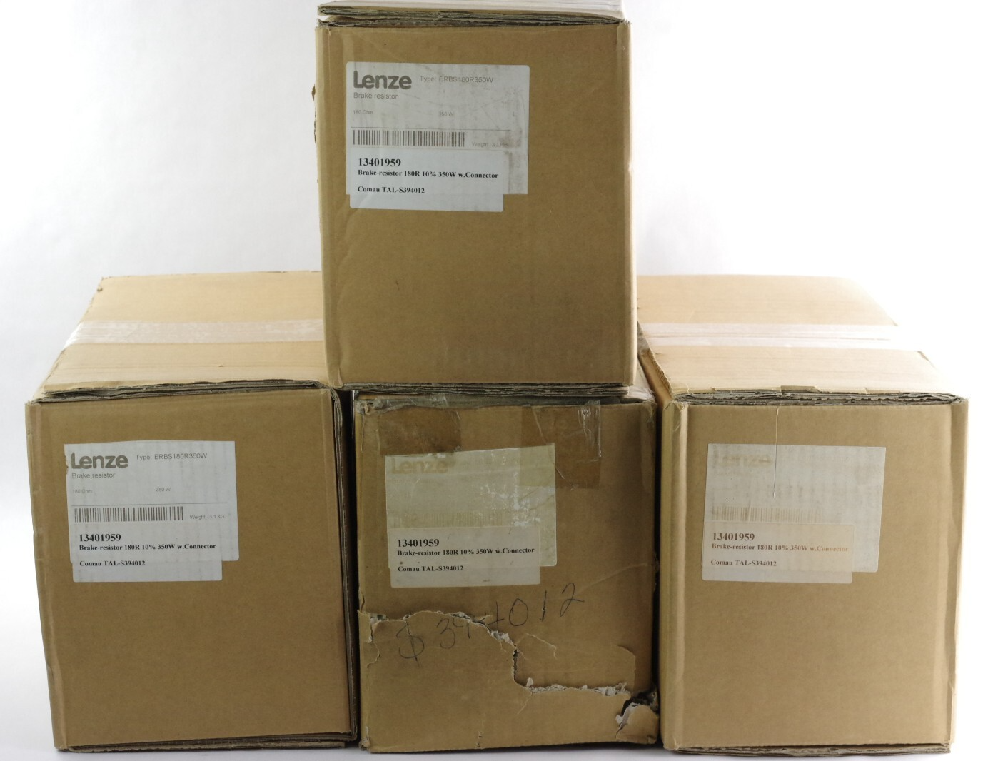Lenze ERBS180R350W Brake Resistor 180R 10% 350 W w/ Connector - Sealed Surplus