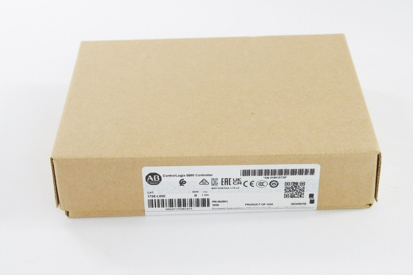 Allen Bradley 1756-L85E Ser B ControlLogix 5580 Controller - Sealed Surplus