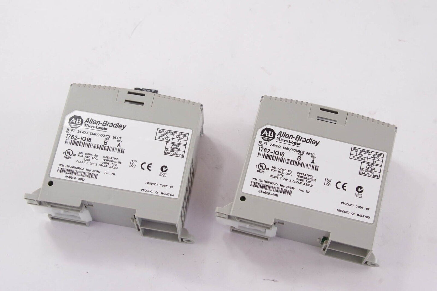 Allen Bradley 1762-IQ16 / 1762IQ16 Ser B Micrologix Input Module - LIGHTLY USED