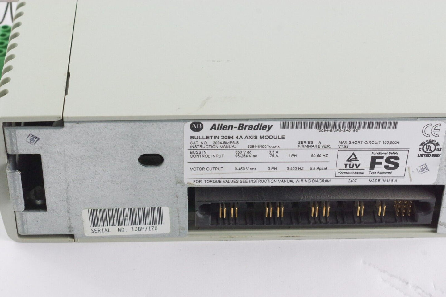 Allen Bradley 2094-BMP5-S Ser A Kinetix 6000 Axis Module Servo Drive