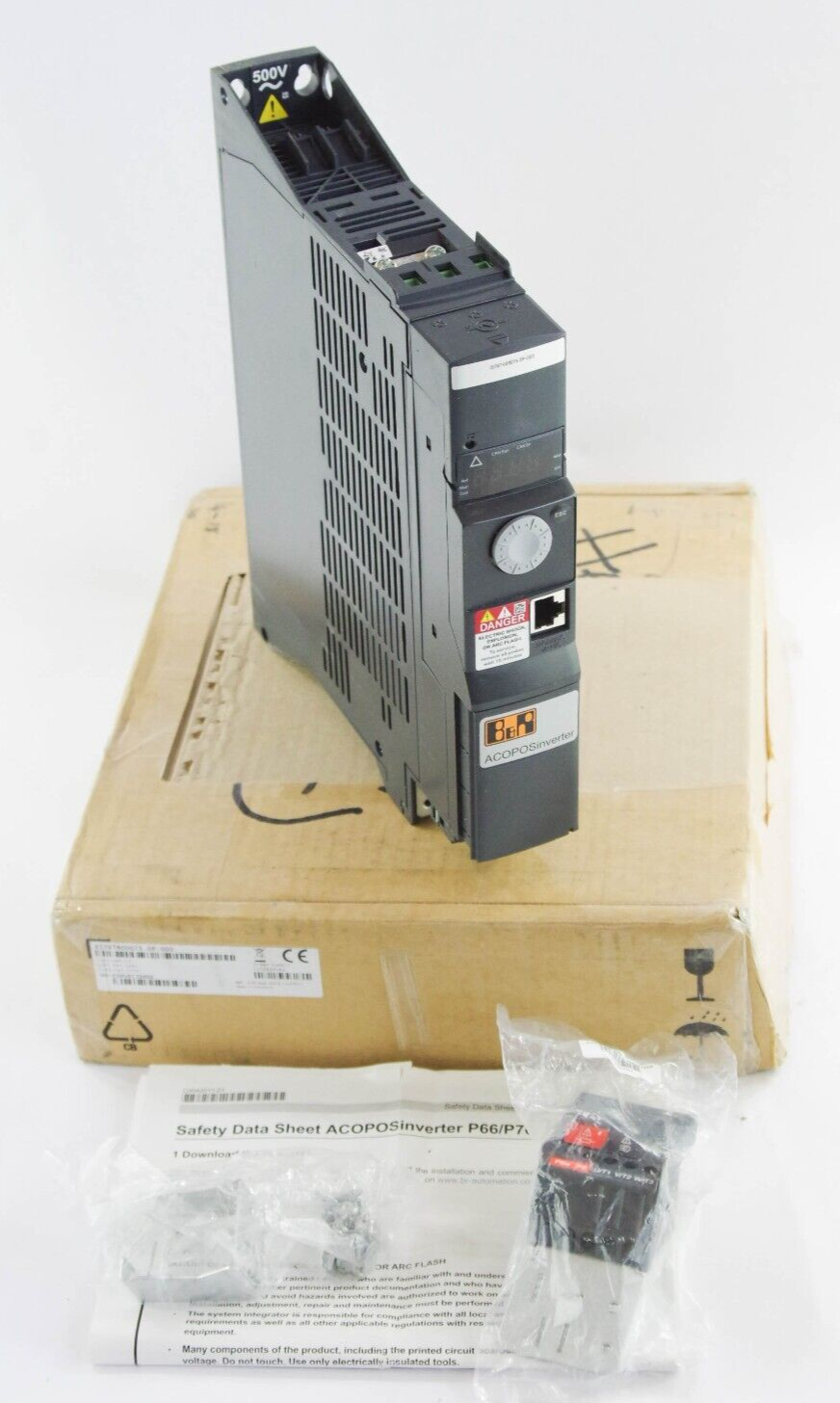 B&R 8I76T400075.0P-000 / 8I76T4000750P000 ACOPOS Inverter 0.75kW 50/60Hz 3.5A