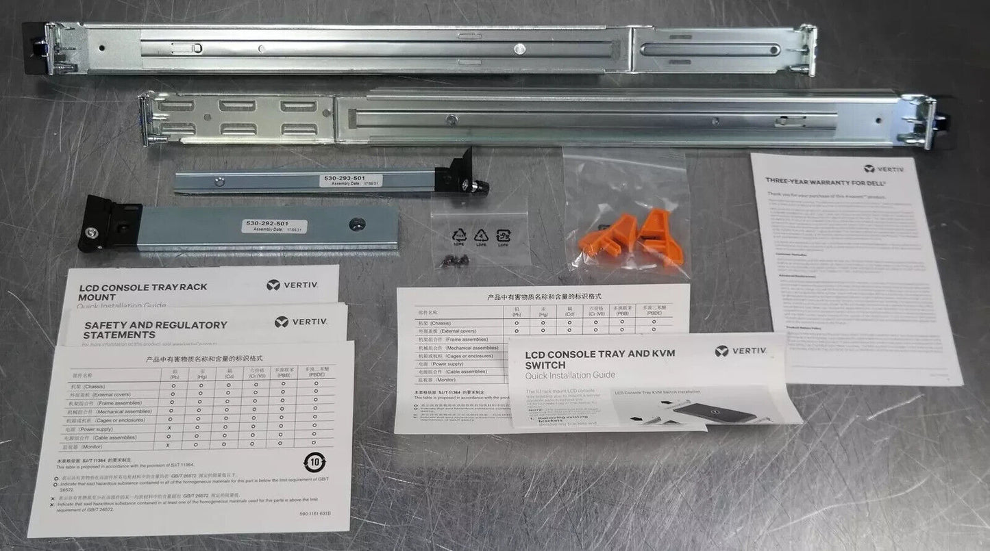 Dell Vertiv Avocent DKMMLED185-G01 KMM Rackmount Console Monitor - New Surplus