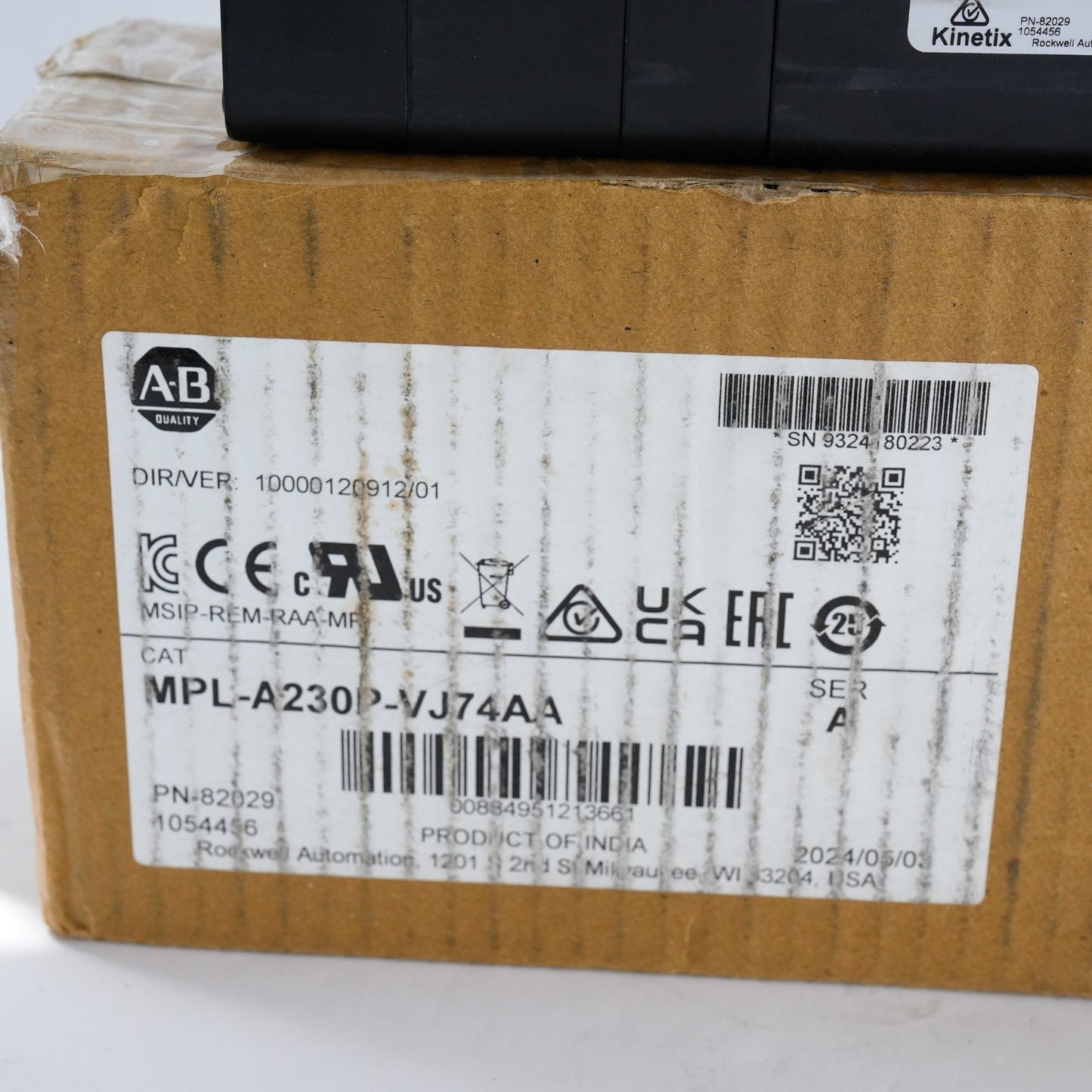 Allen Bradley MPL-A230P-VJ74AA Series A Servo Motor 5000RPM - Open Box