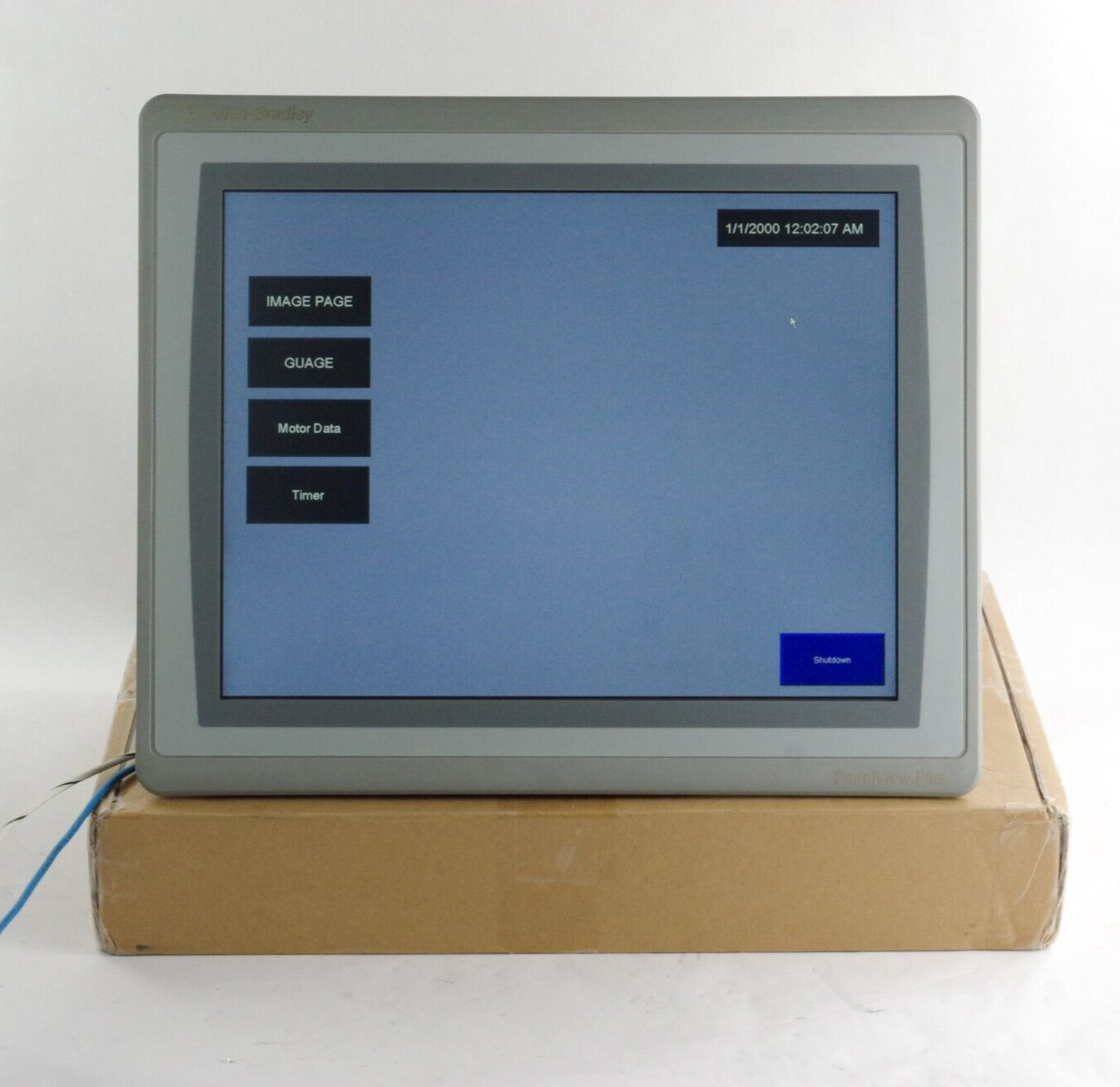Allen Bradley 2711P-T15C21D8S /B PanelView Plus 7 15" - 411 Hours / Installed