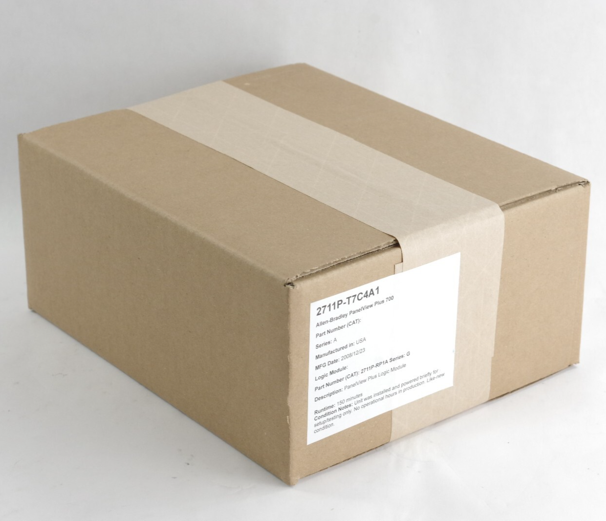 Allen Bradley 2711P-T7C4A1 /A Panelview Plus 700 + RP1A/G Logic - Refurbished