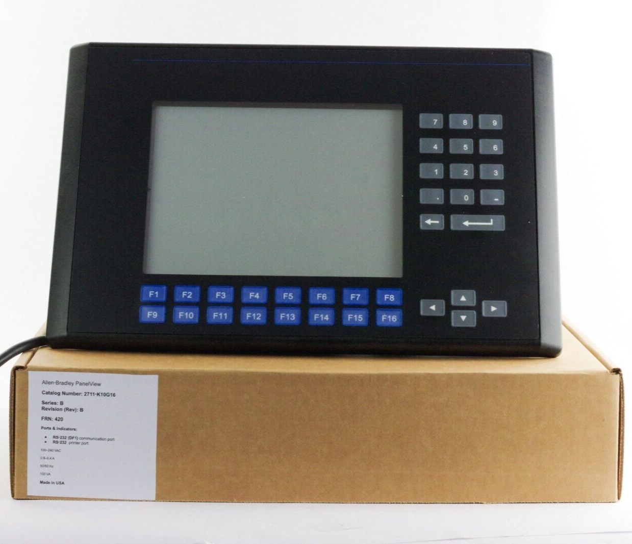 Allen Bradley 2711-K10G16 Ser B Rev B FRN 4.20 Panelview 1000 - Refurbished