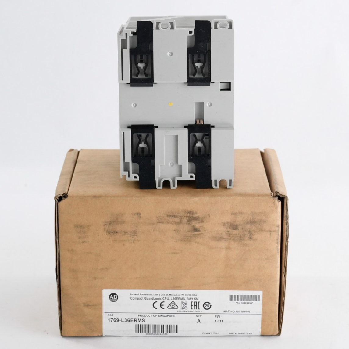 Allen Bradley 1769-L36ERMS Ser A Compact GuardLogix Controller Module - Open Box