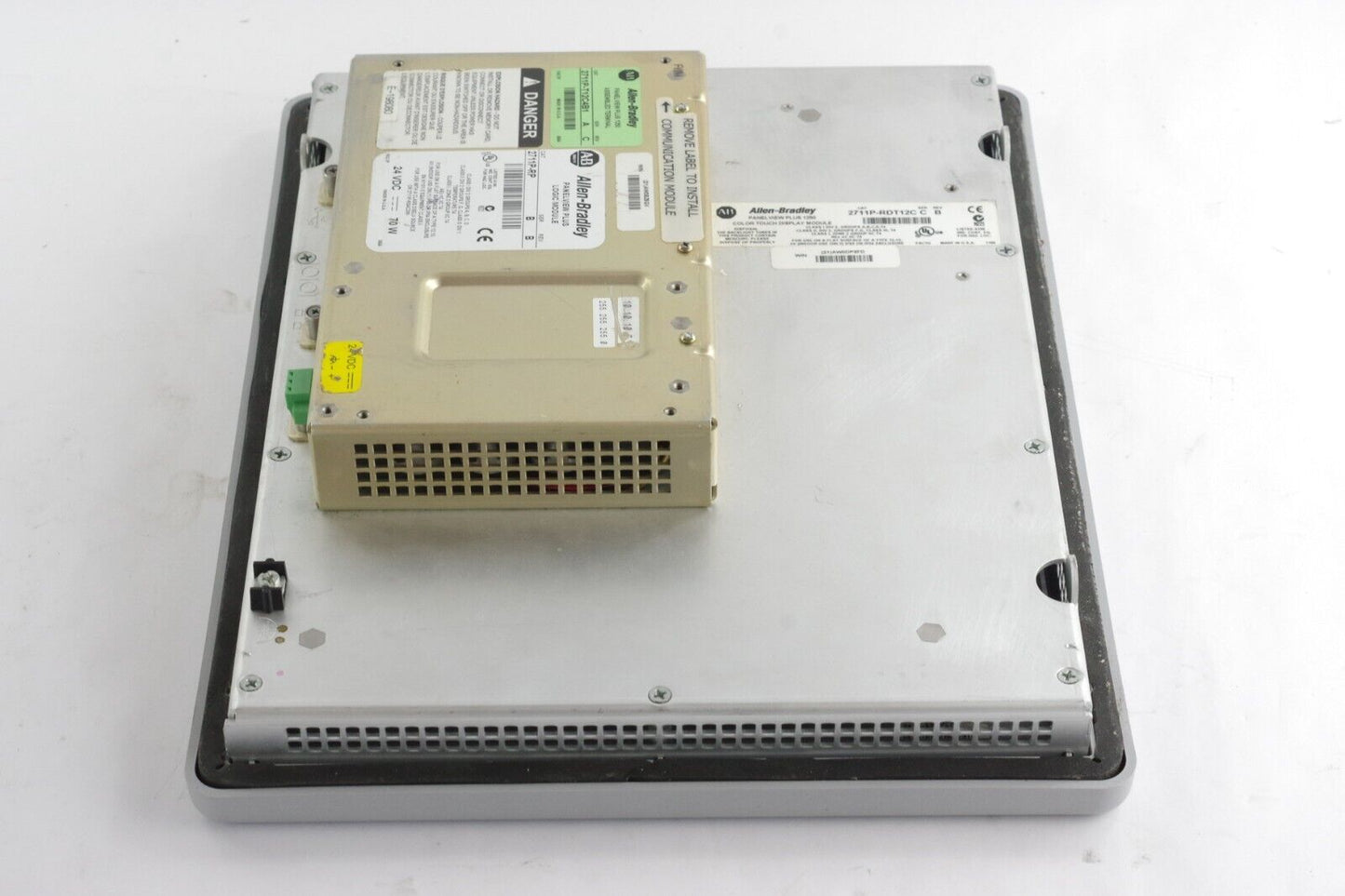 Allen Bradley 2711P-T12C4B1 Ser A Rev C PanelView Plus 1250 + 2711P-RP1 Logic