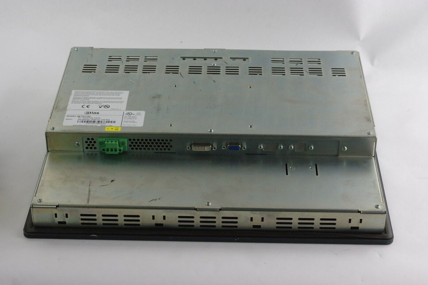 Automation Direct Atlas ATM1700 17" Monitor SXGA 100-240 VAC 50/60 Hz 1.0A