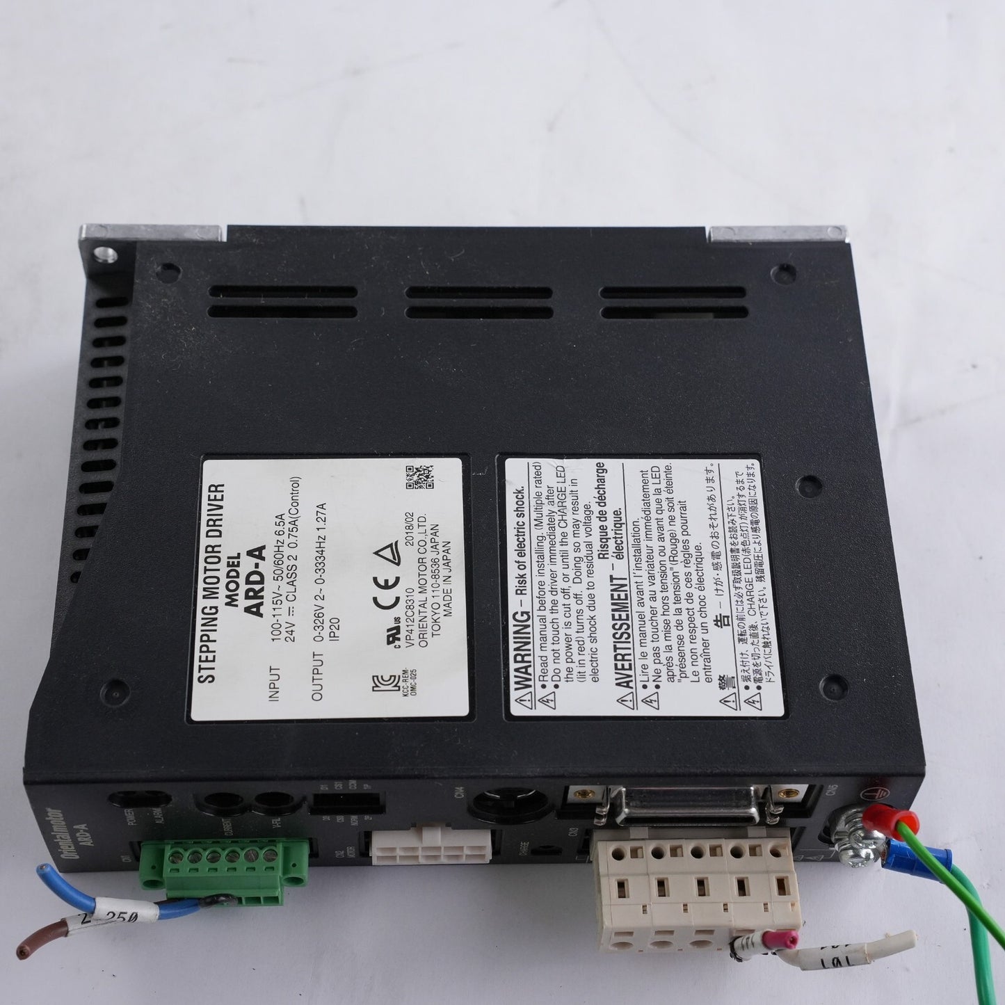 Oriental Motor ARD-A Stepping Motor Driver - Input 100-115V Output 0-326V