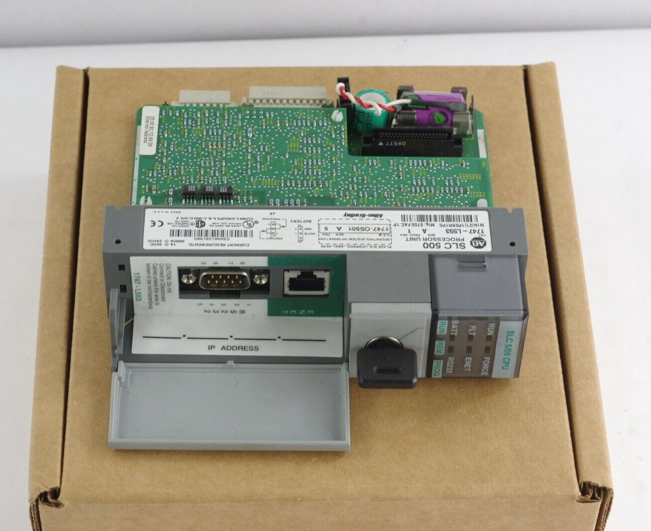 Allen Bradley 1747-L553 Ser A Proc. Rev 1 SLC 500 5/05 Processor Unit + 1 Yr Wty