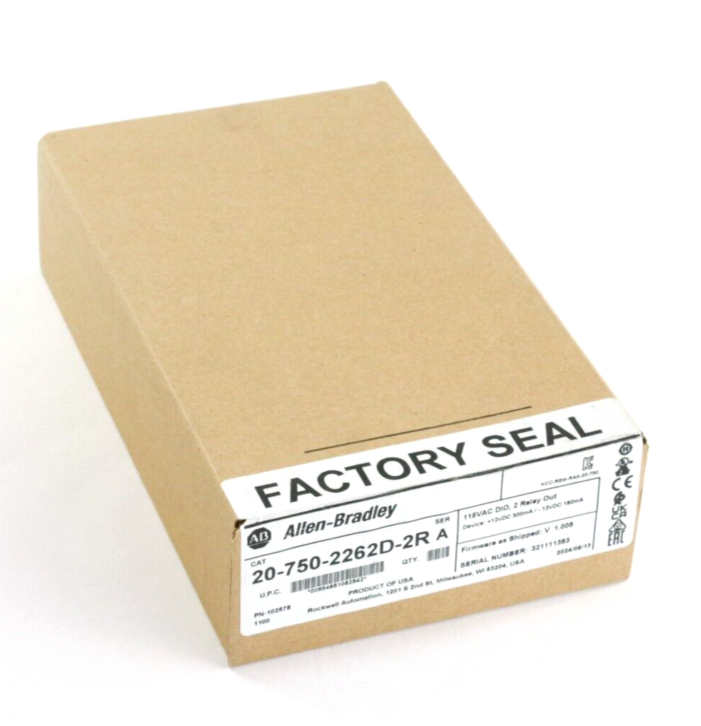 Allen Bradley 20-750-2262D-2R /A PowerFlex 750 115V I/O Module - Sealed Surplus