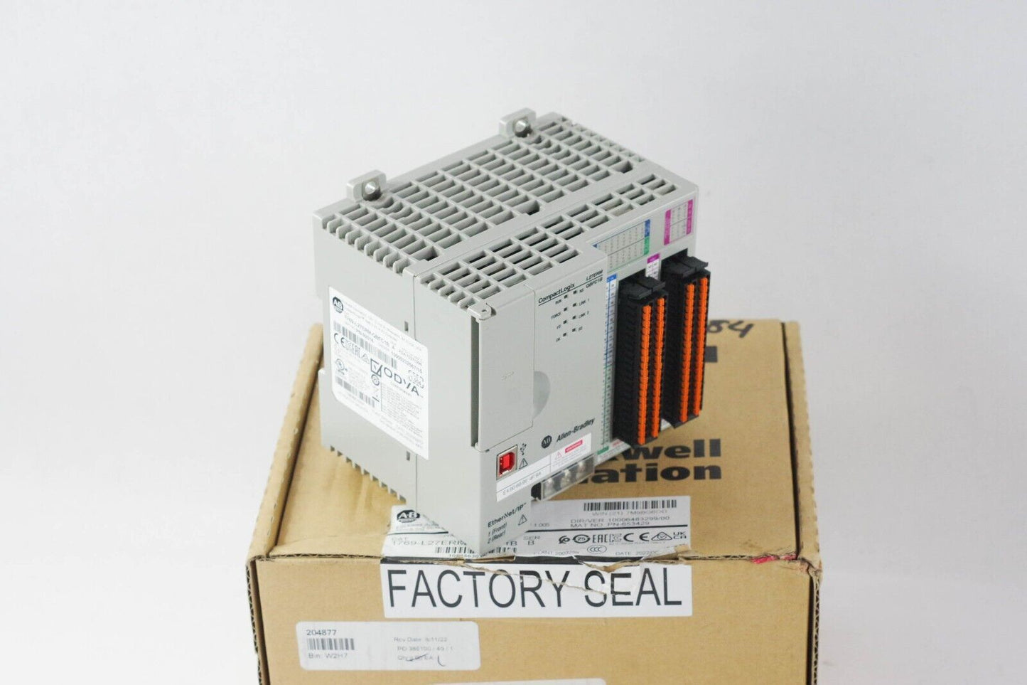 2020 Allen Bradley 1769-L27ERM-QBFC1B CompactLogix I/O Controller Ser A + ECR