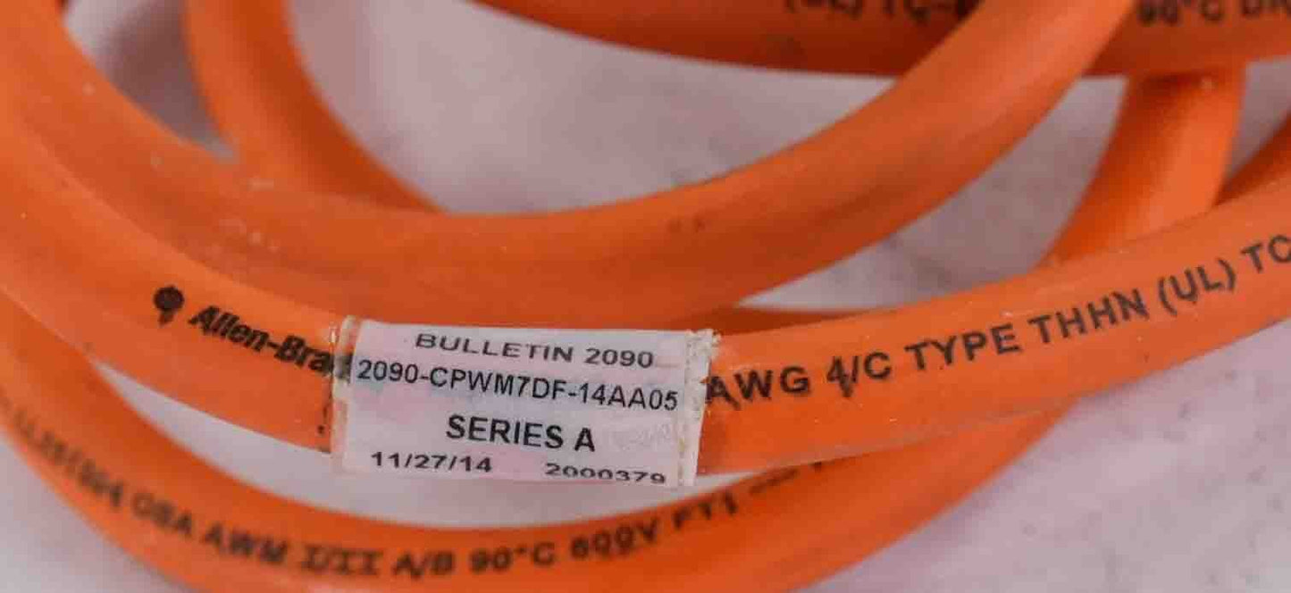 Allen Bradley 2090-CPWM7DF-14AA05 /A Servo Power Cable 134" 2090CPWM7DF14AA05