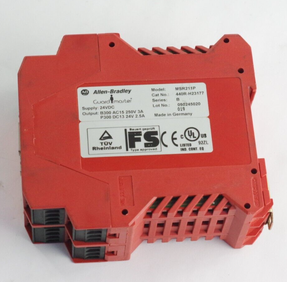Allen Bradley MSR211P Ser B Guardmaster Safety Relay 24VDC 440R-H23177