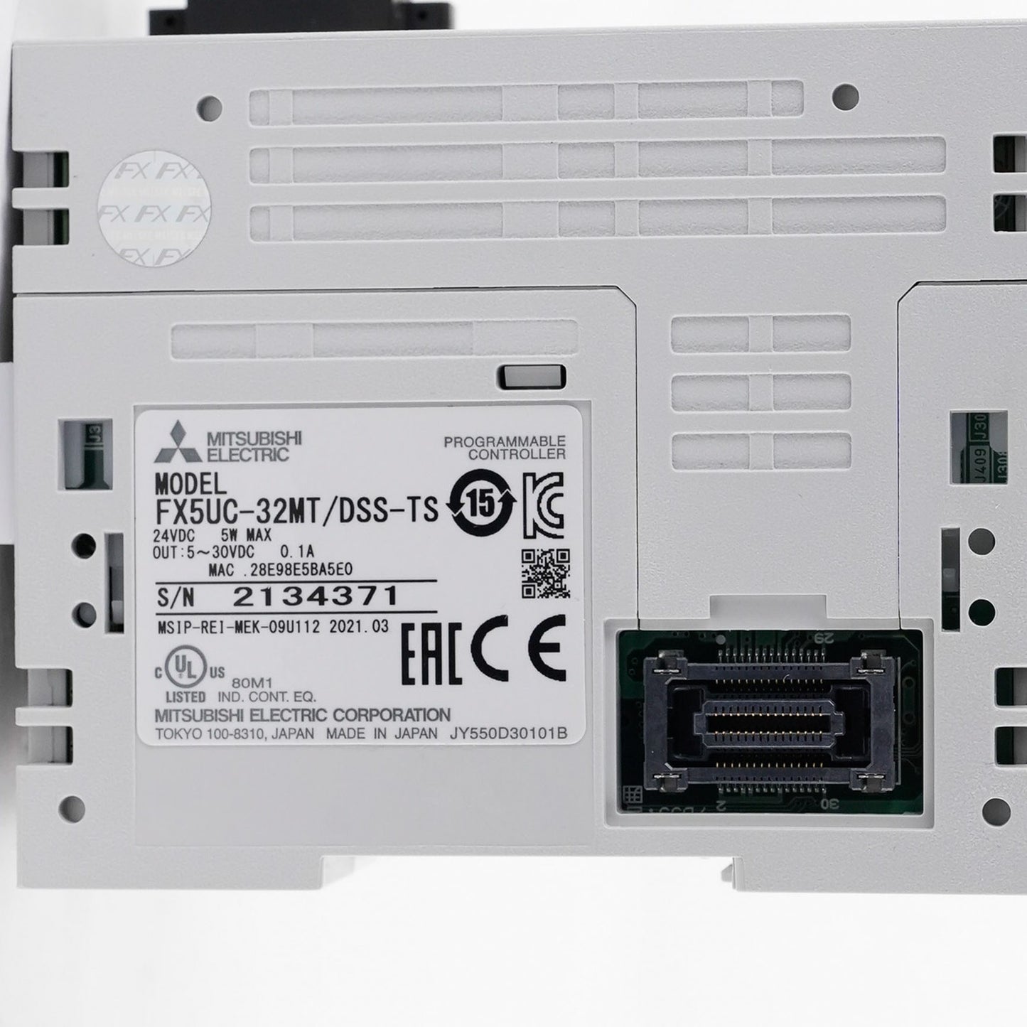 Mitsubishi MELSEC iQ-F FX5UC-32MT/DSS-TS Safety Extension Module FX5UC32MTDSSTS