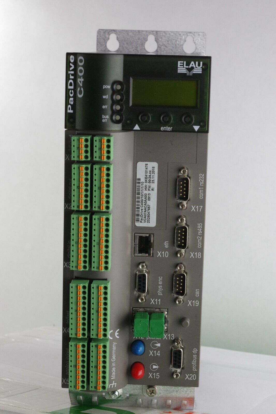 Schneider Electric C400/10/1/1/1/10 ELAU C400 PacDrive VCA07AACA0AA00 - Open Box