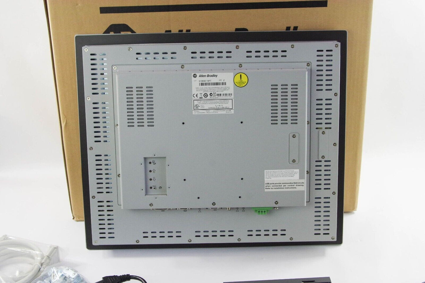 Allen-Bradley 6186M-19PT / 6186M19PT Ser F 19" Display Panel + 1 Year Warranty