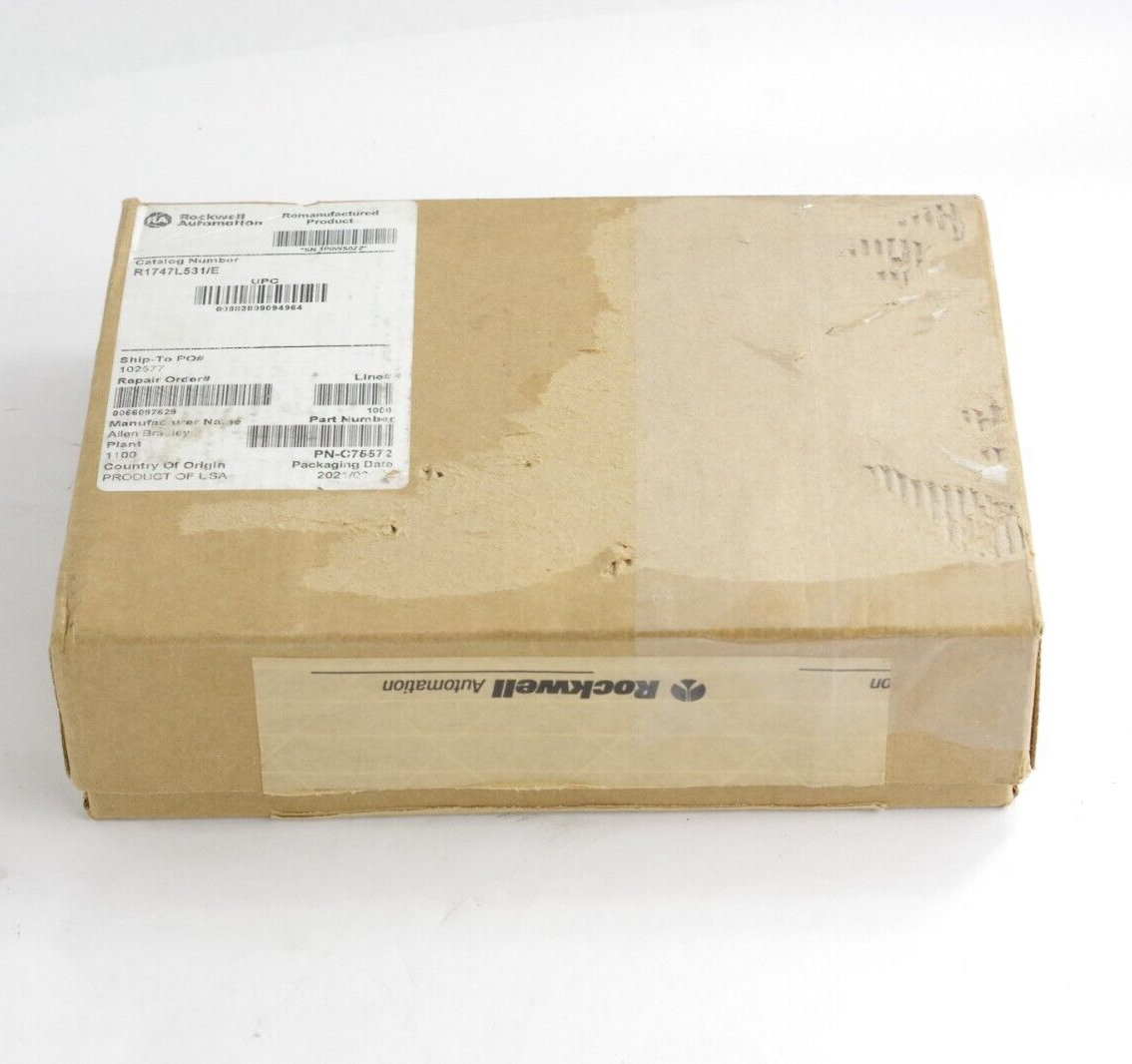 Allen Bradley 1747-L531 /E Processor Module 1747L531 AB Remanufactured (Genuine)
