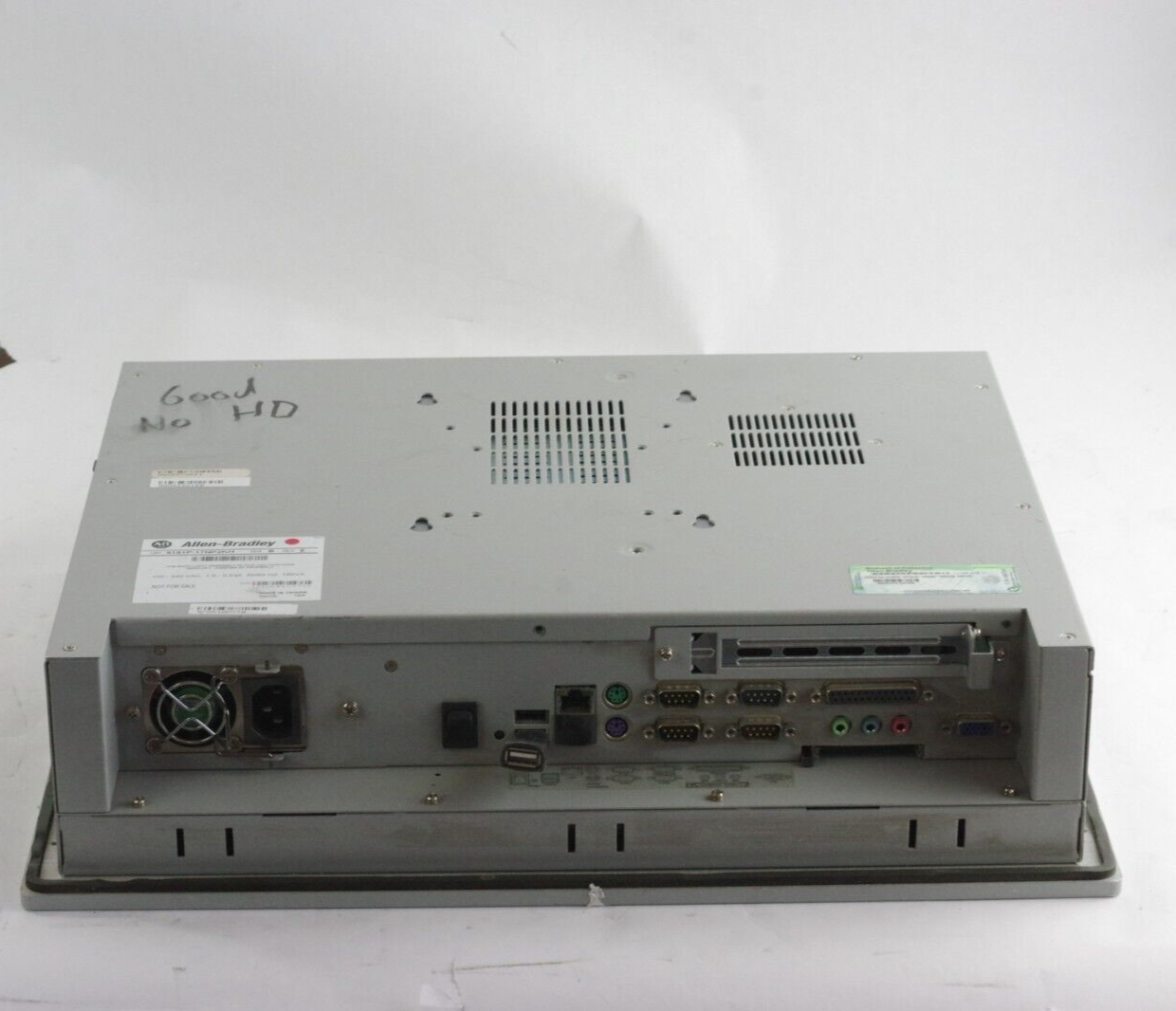 Allen Bradley 6181P-17NP2KH Ser B Rev Z VersaView 1700P Industrial PC - No HD