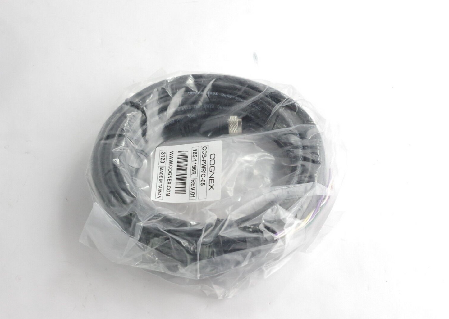 Cognex CCB-PWRIO-05 185-1196R REV.01 3123 In-Sight Power & IO Breakout Cable