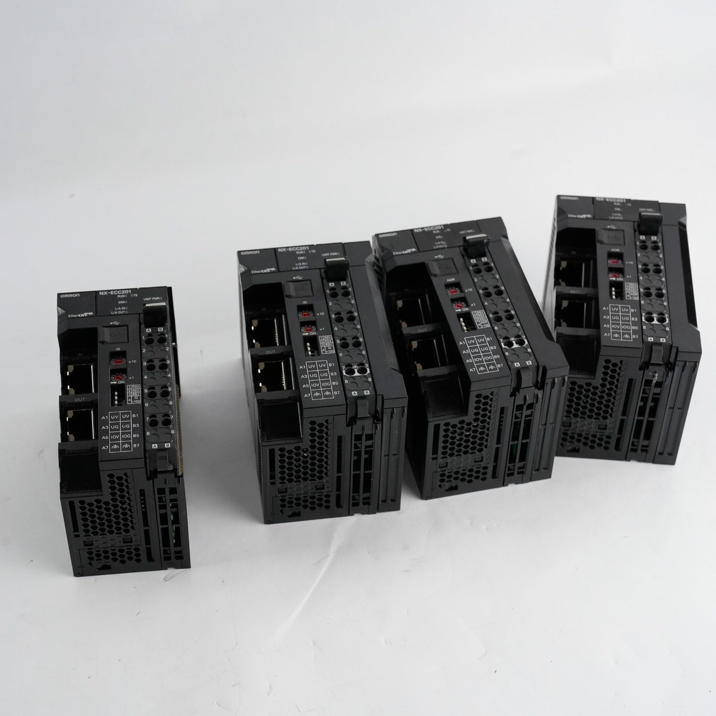 Omron NX-ECC201 EtherCat Communication Coupler DIN Rail 4A 24VDC 10W NX Series