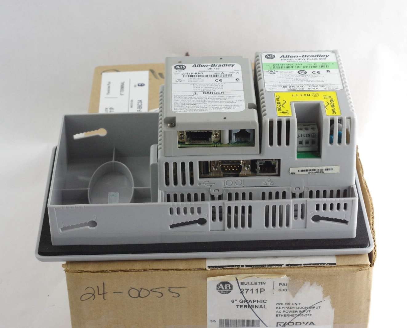 Allen Bradley 2711P-B6C3A /B RN3 Panelview Plus 600 / 2711P-B6C3AX Refurbished