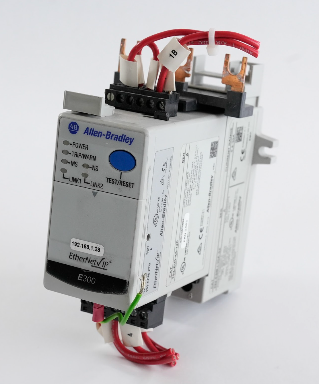 Allen Bradley 592-ESM-I-30A-S2 Sensing Module + 193-ECM-ETR + 193-EIO-43-120
