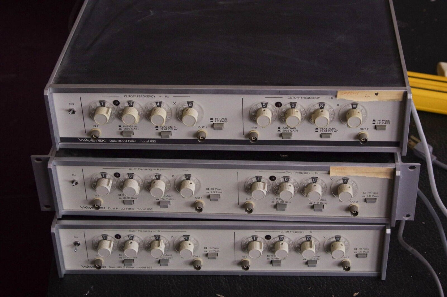 Wavetek 852 Dual HI/LP Filters model 852 / model852