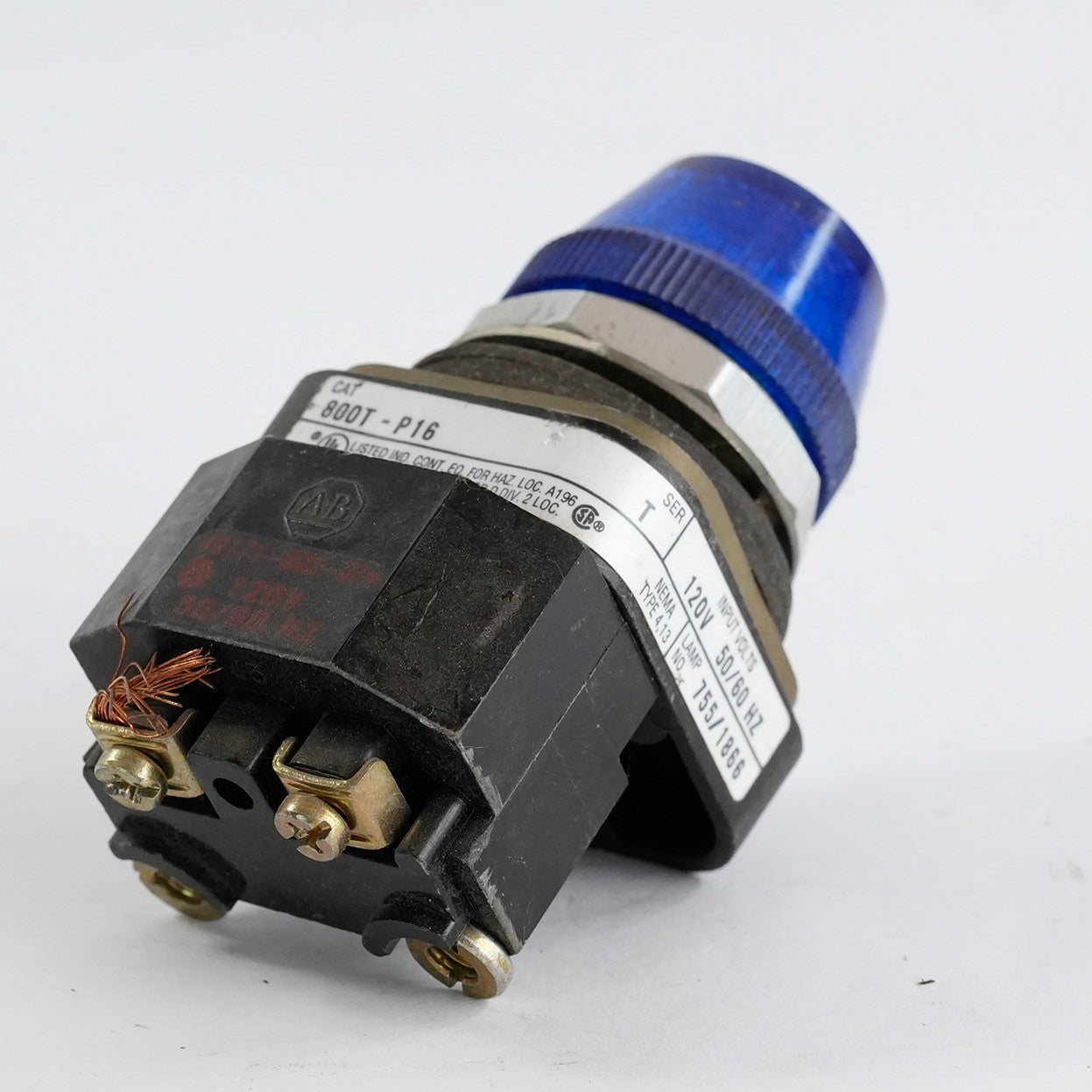 Allen Bradley 800T-P16 /T Blue Illuminated Pilot Button 800TP16