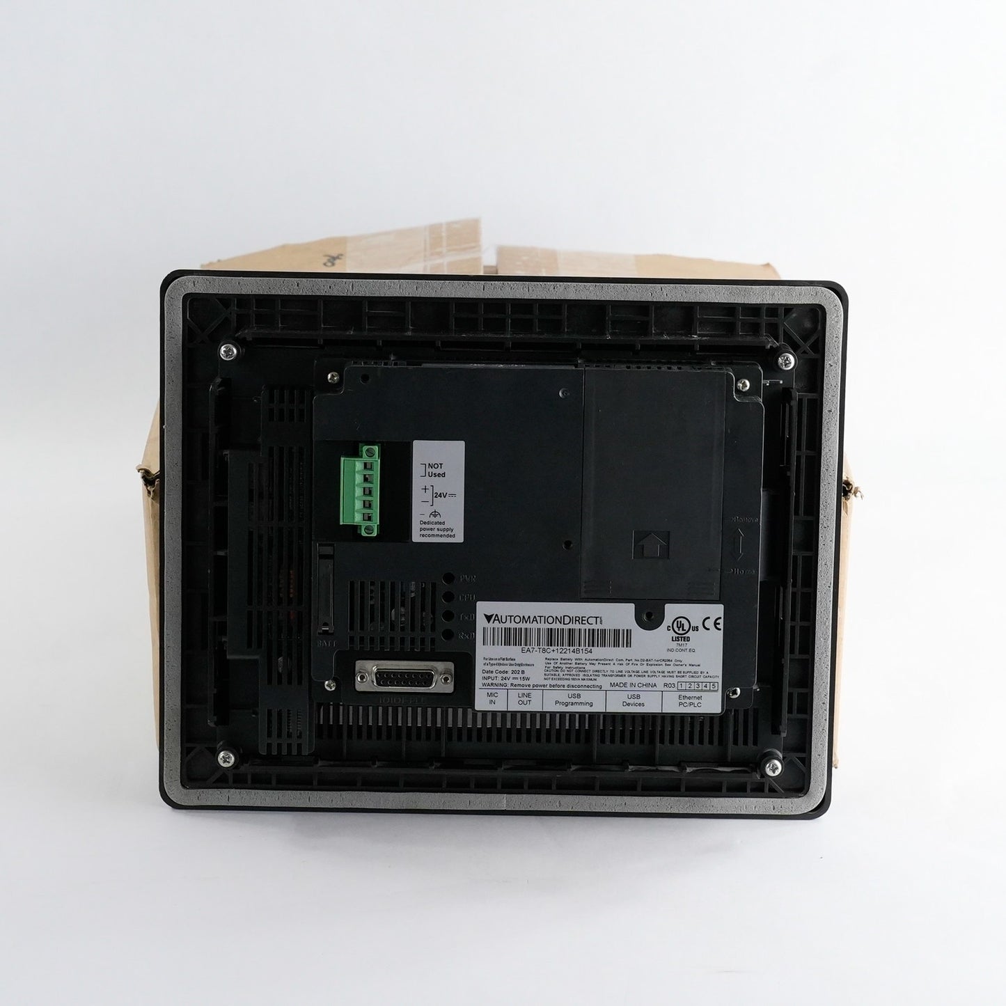 Automation Direct EA7-T8C Operator Interface HMI Display Terminal EA7T8C