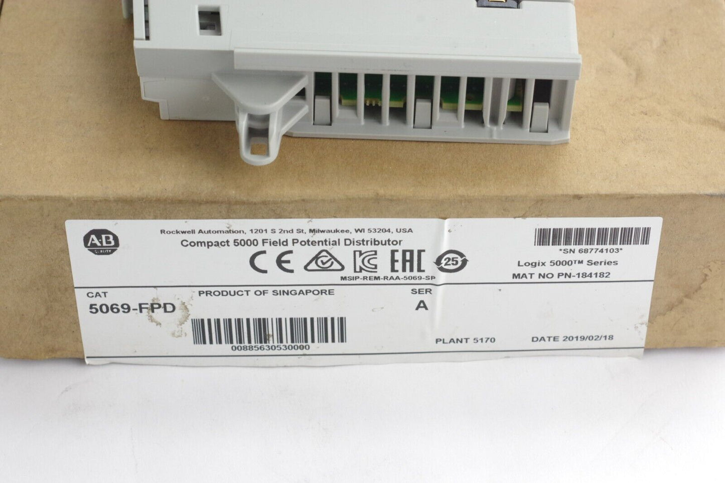 Allen Bradley 5069-FPD Ser A Compact 5000 Field Potential Distributor - Open Box