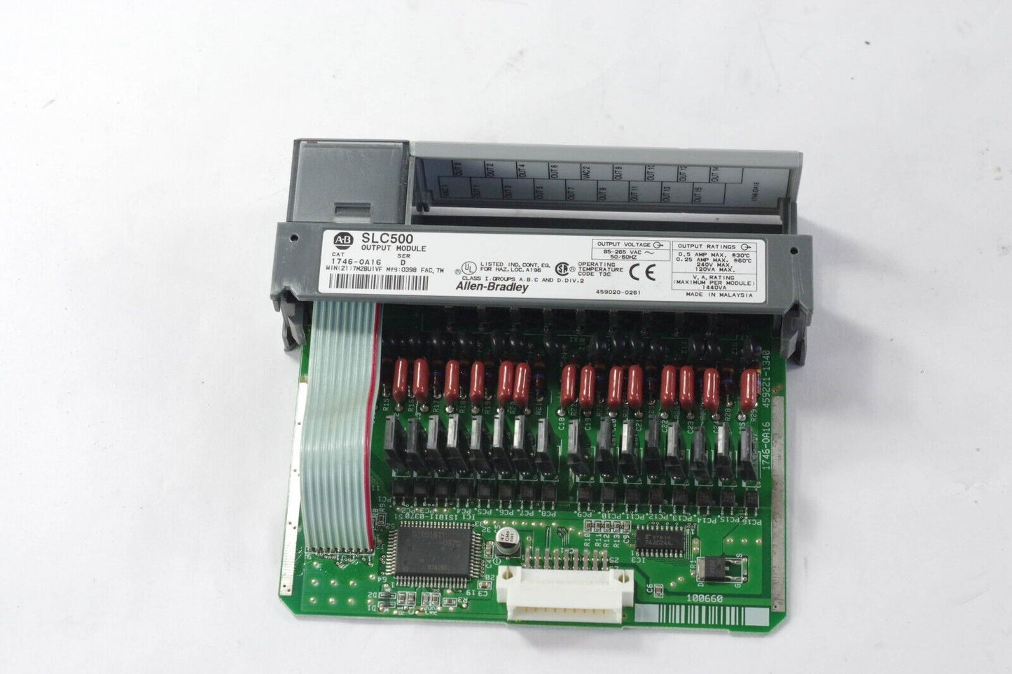 Allen Bradley SLC500 Output Module 1746-OA16 / D Series D