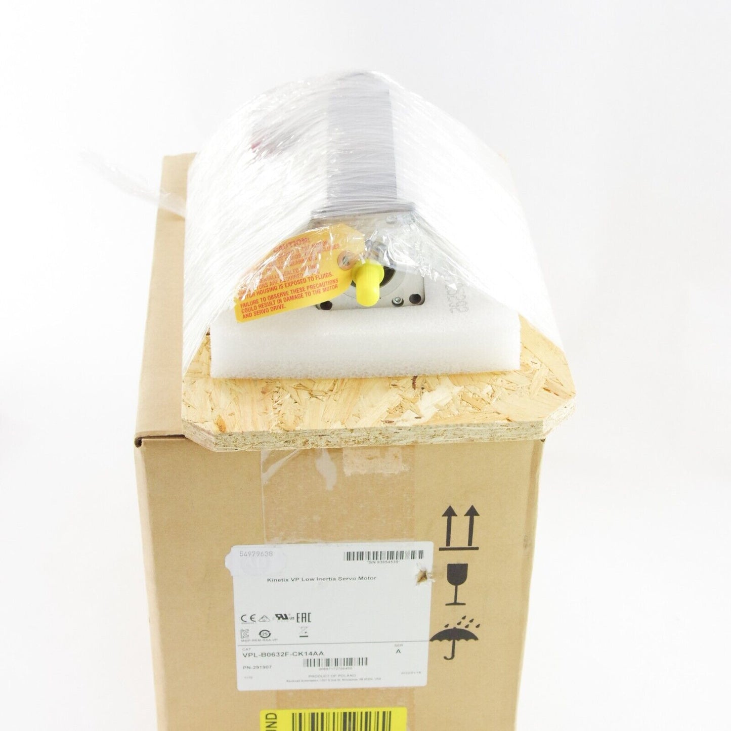 Allen Bradley VPL-B0632F-WK12AA Series A Kinetix Servo Motor - Open Box