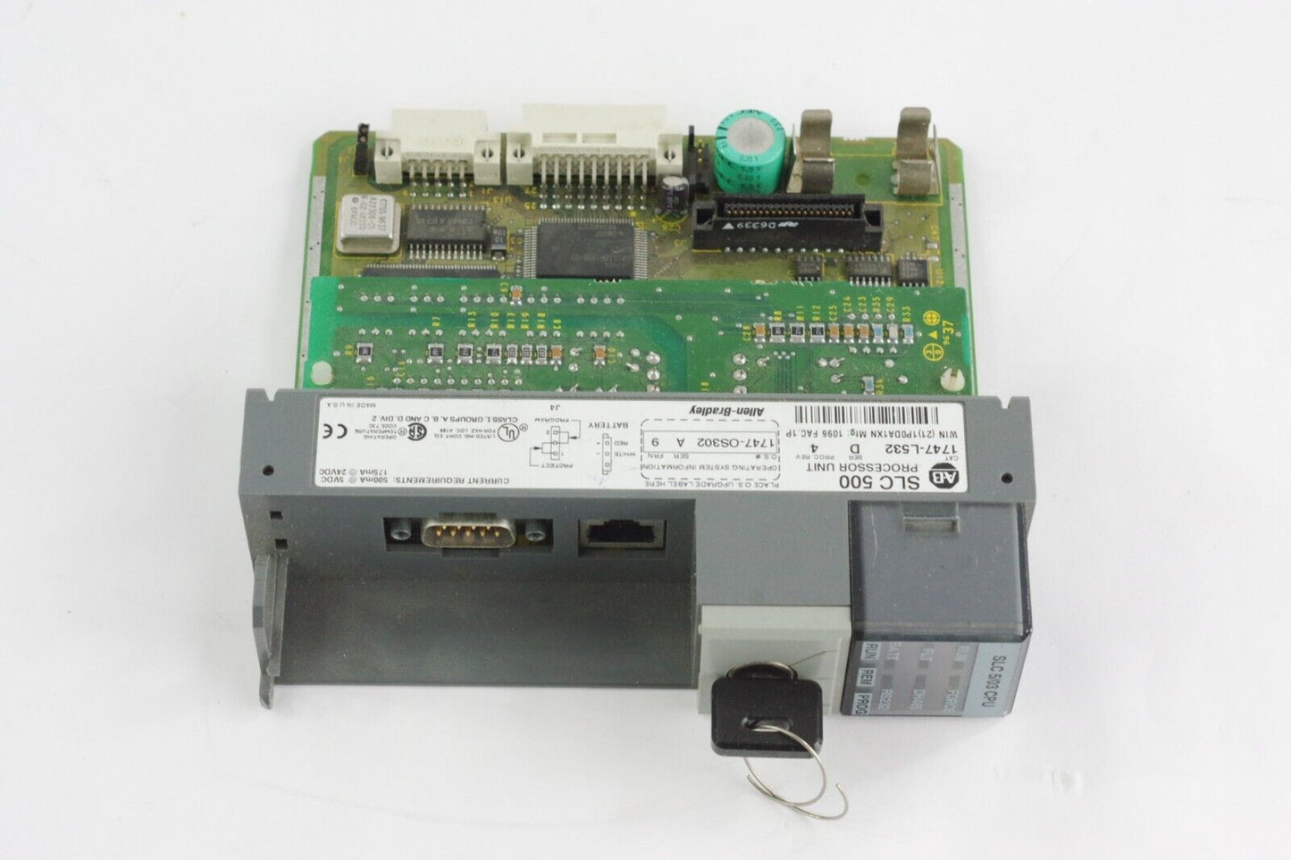 Allen Bradley 1747-L532 Ser D Processor Unit PROC REV. 4 1747-OS302 Ser A FRN 9