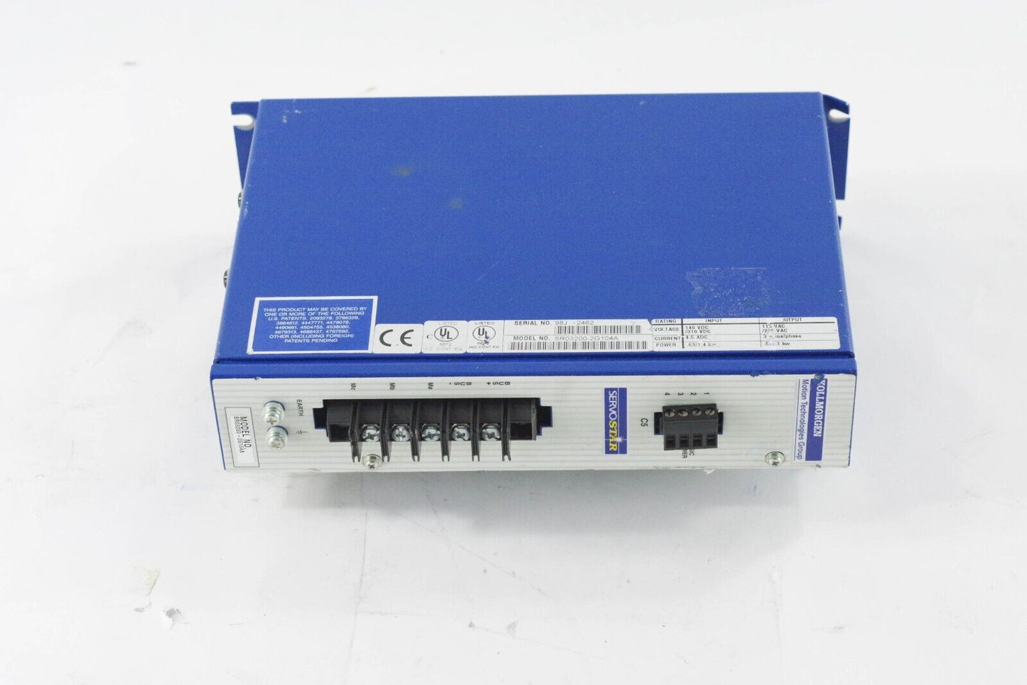 KOLLMORGEN SR03200-2G104A / SR032002G104A Servostar Drive - For parts or repair