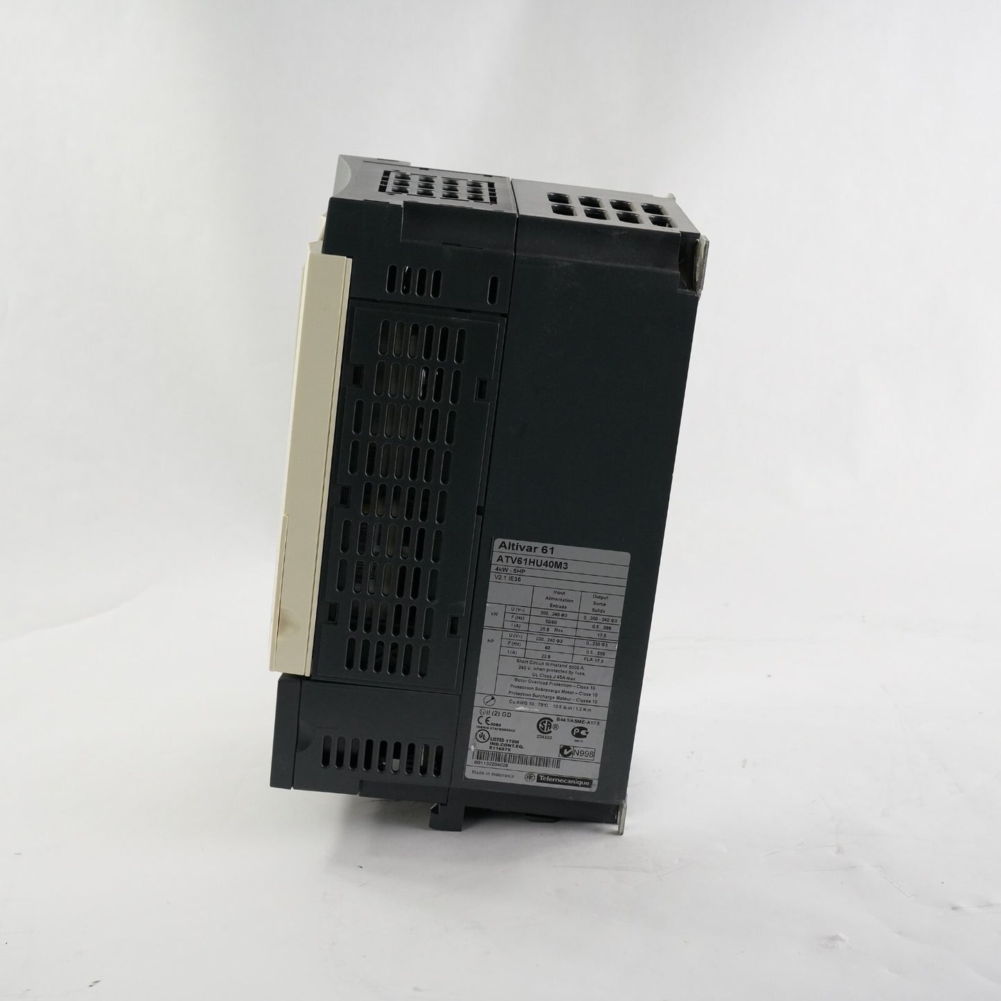 Schneider Electric ATV61HU40M3 Altivar 61 Drive 5hp 240v