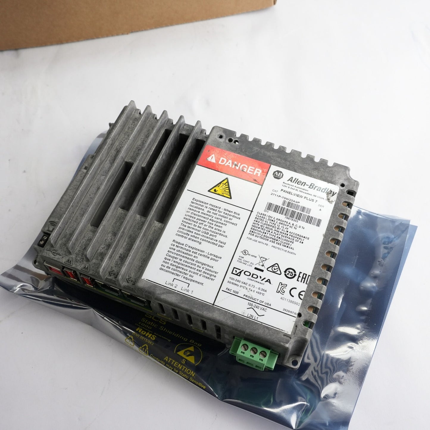 Allen Bradley PanelView Plus 7 AC 120v Logic Module 2711P-T9W22A9P T15W22A9P /A