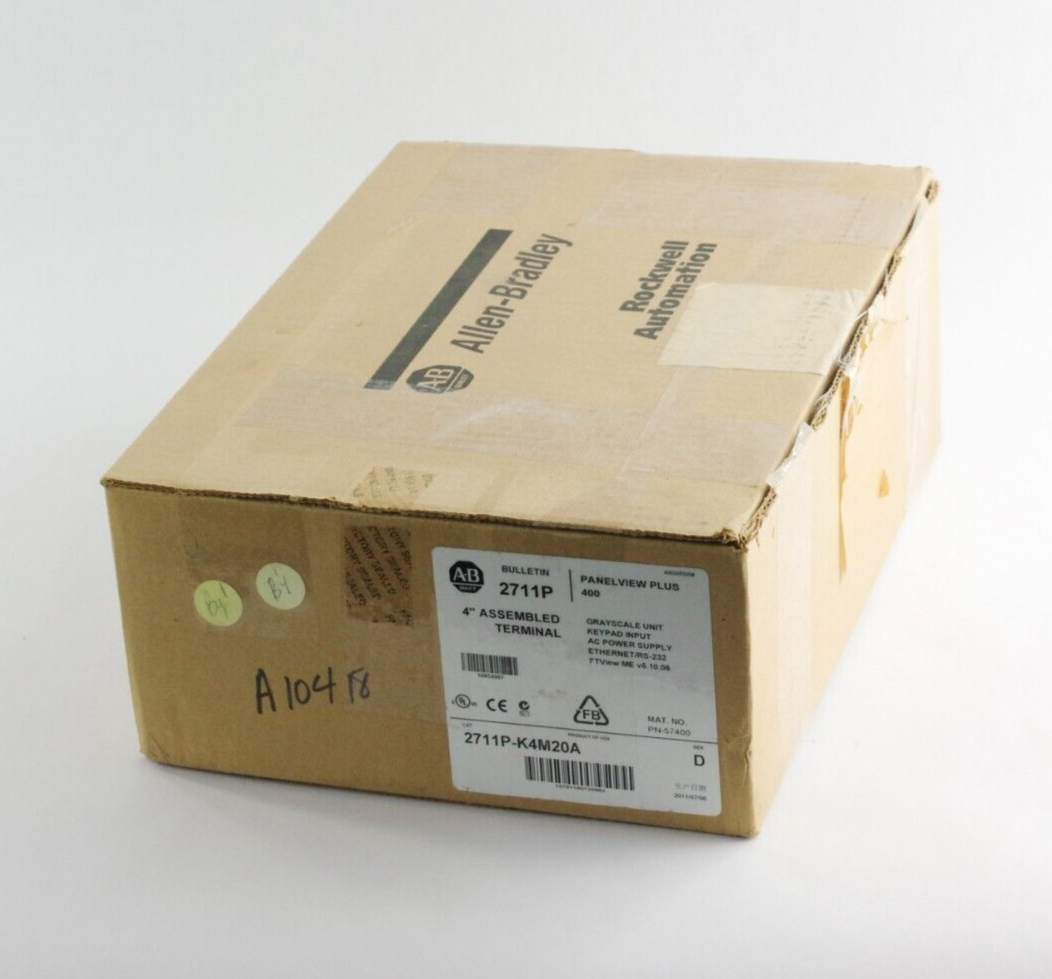 Allen Bradley 2711P-K4M20A Ser D Panelview Plus 400 - Open Box